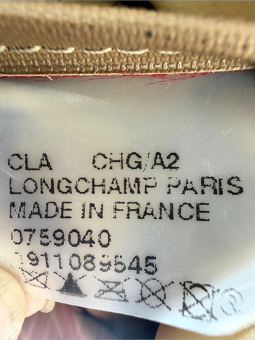 Longchamp Le Pliage Expandable Large Travel Duffle in Red - Picture 12 of 16
